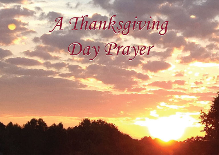 A Thanksgiving Day Prayer - Lily Blossom