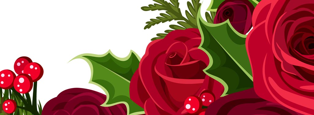 Bookmark with floral designs